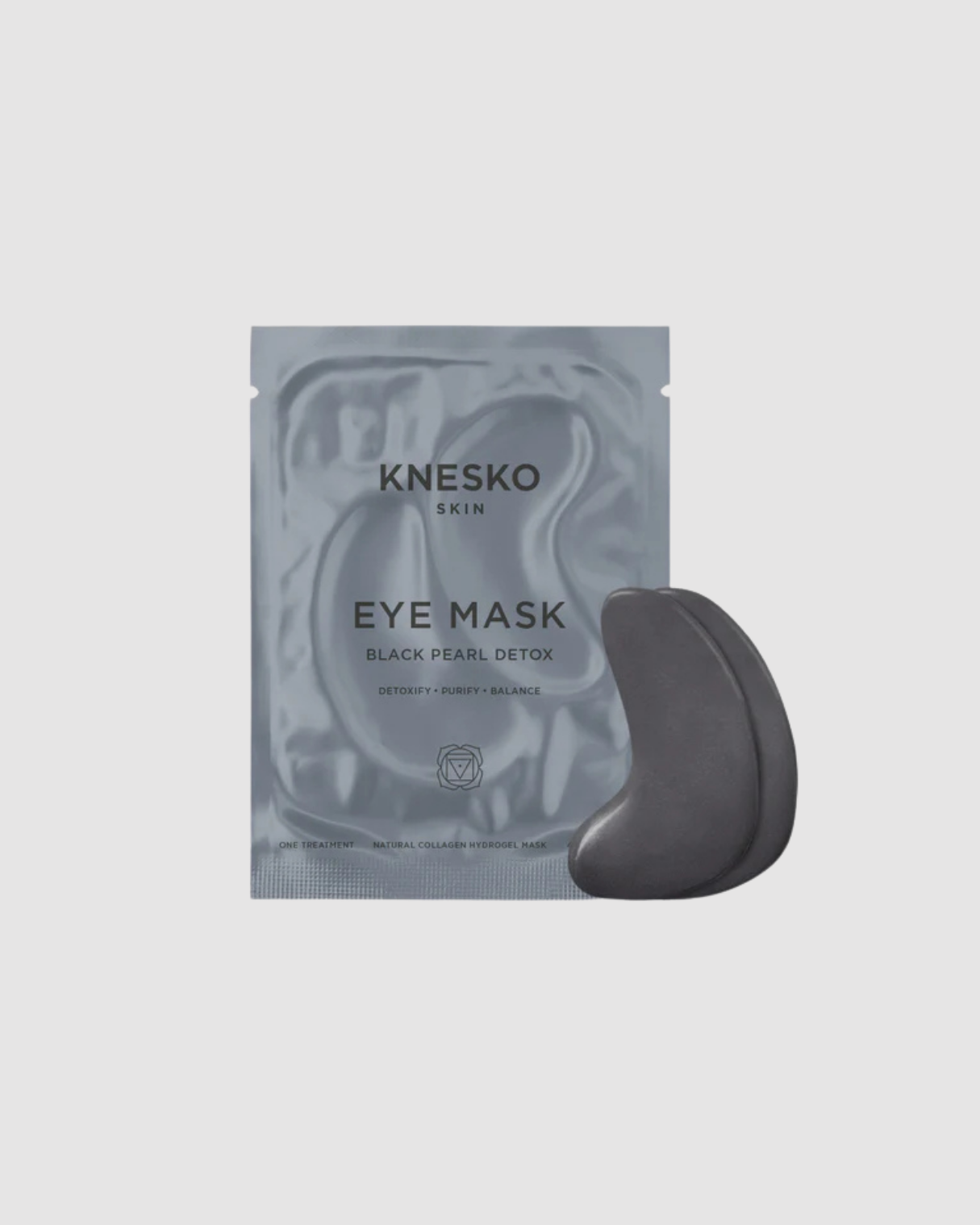 KNESKO - Black Pearl Charcoal Detox Eye Mask