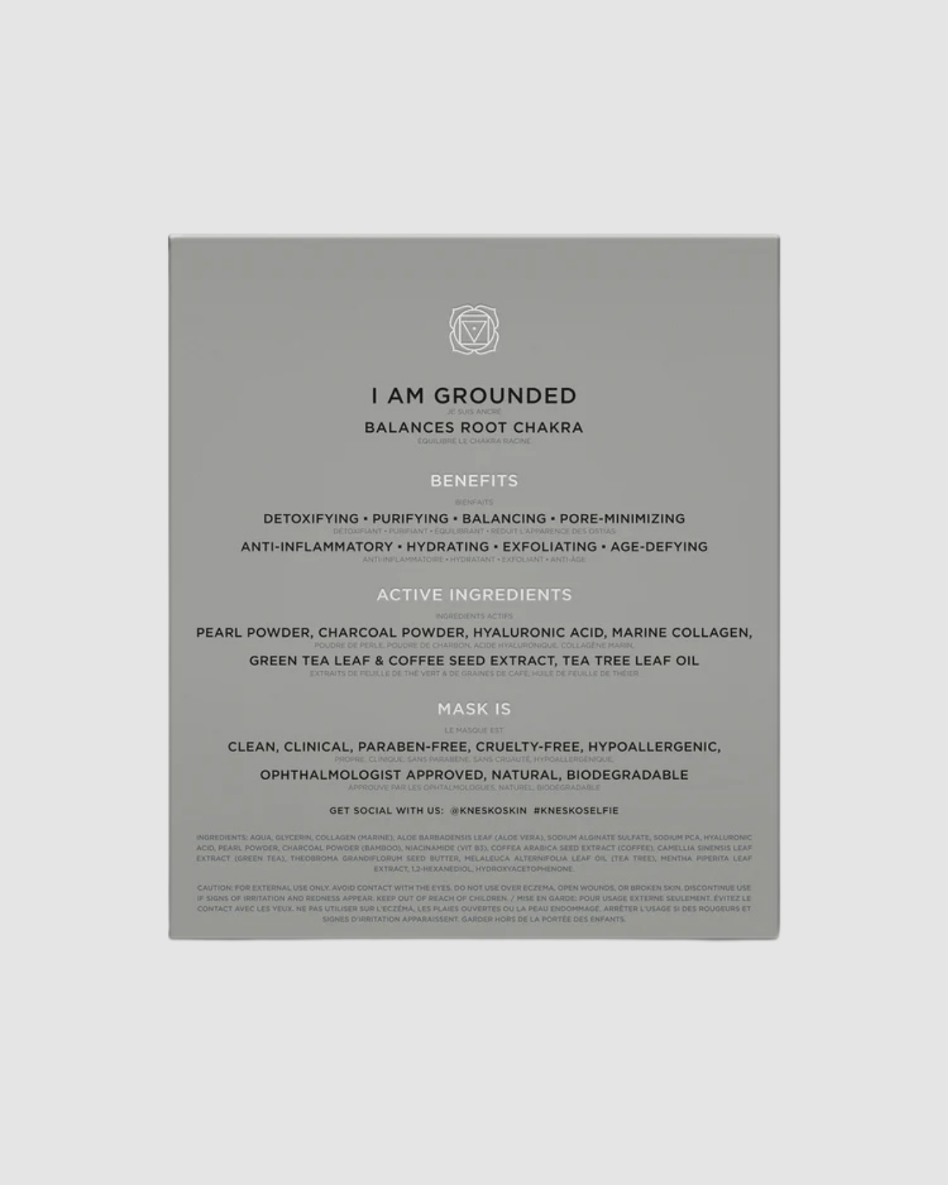 KNESKO - Black Pearl Charcoal Detox Face Mask