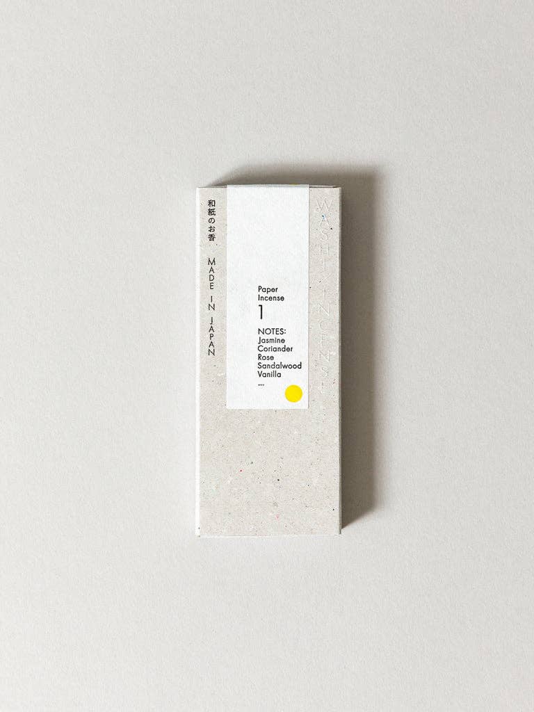 Morihata | Washi Paper Incense Strips - Floral Warmth