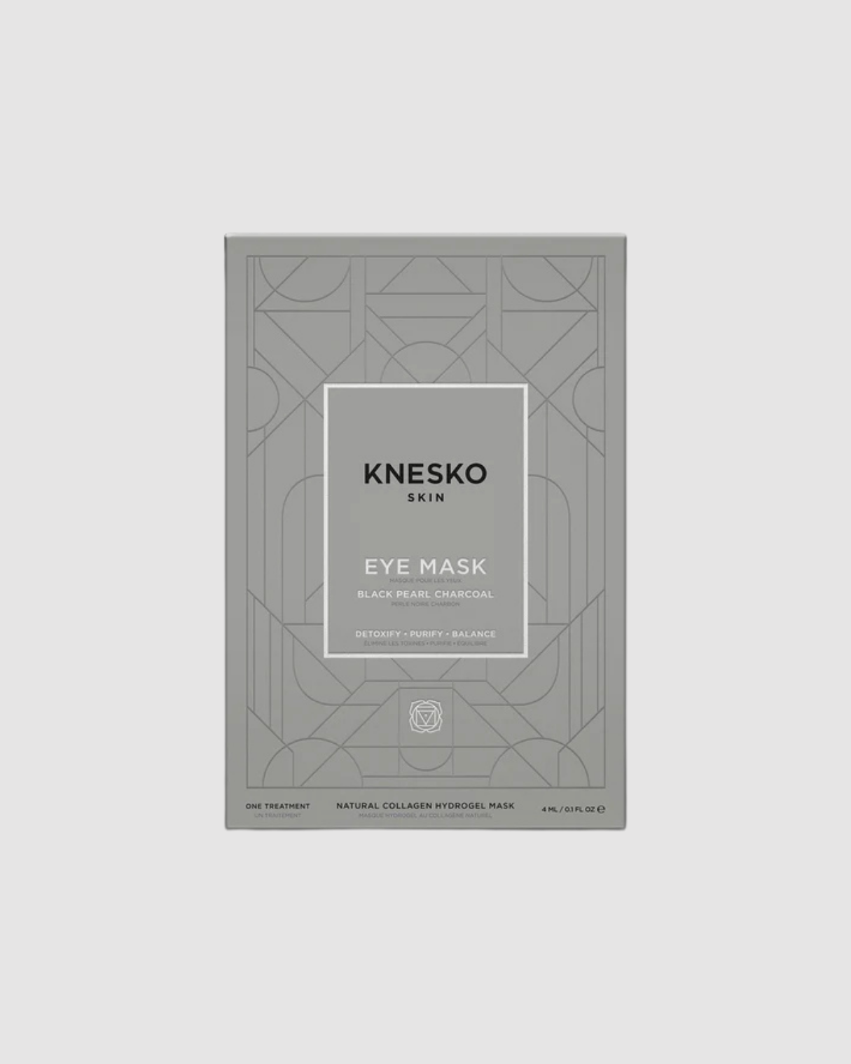 KNESKO - Black Pearl Charcoal Detox Eye Mask