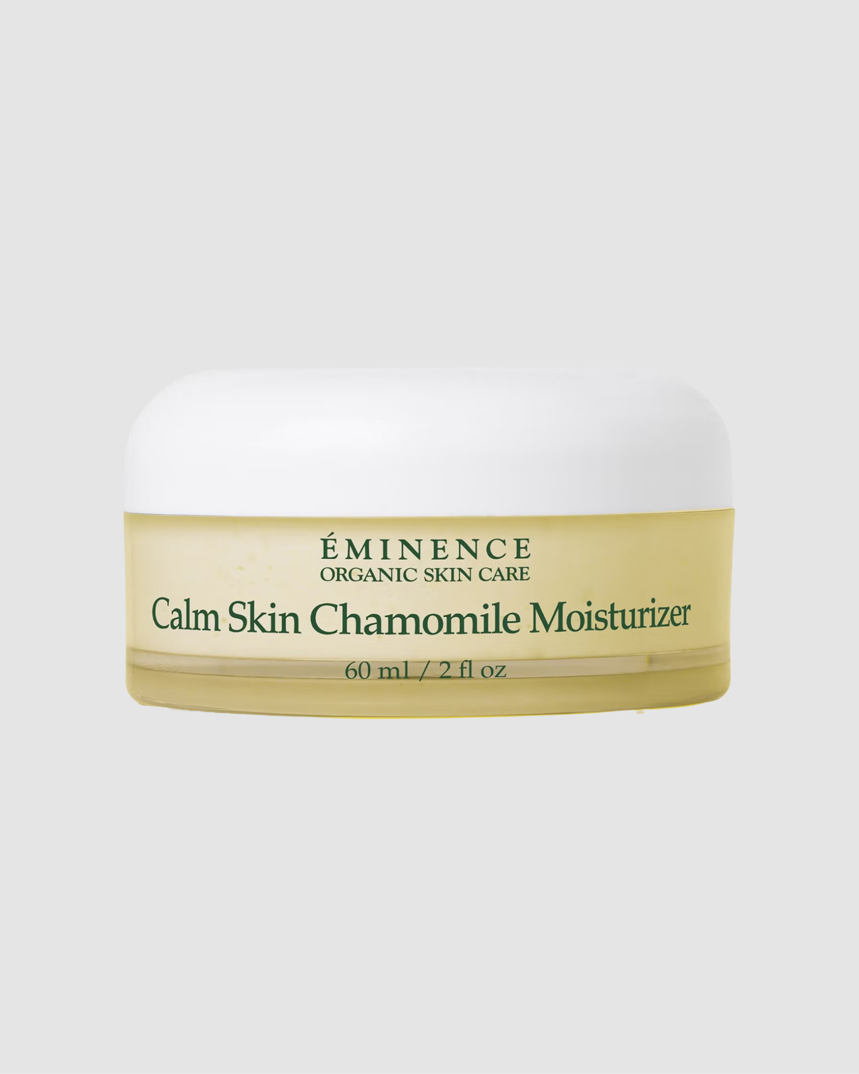 Eminence Calm Skin Chamomile Moisturizer jar on a white background