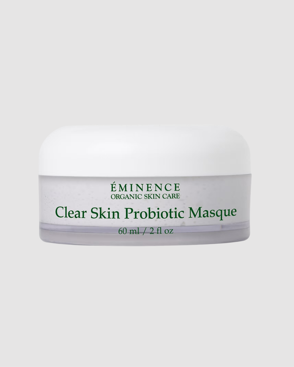 Eminence Clear Skin Probiotic Masque jar on a white background