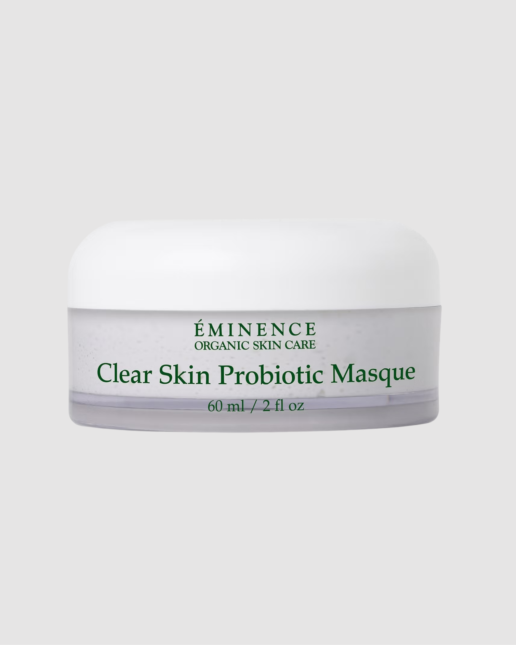 Eminence Clear Skin Probiotic Masque jar on a white background