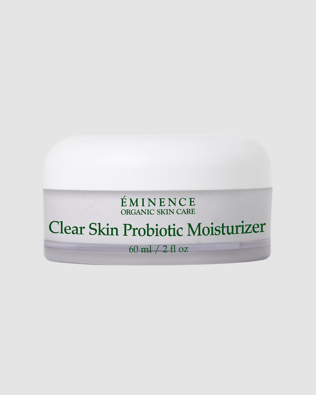 Eminence Clear Skin Probiotic Moisturizer jar on a white background