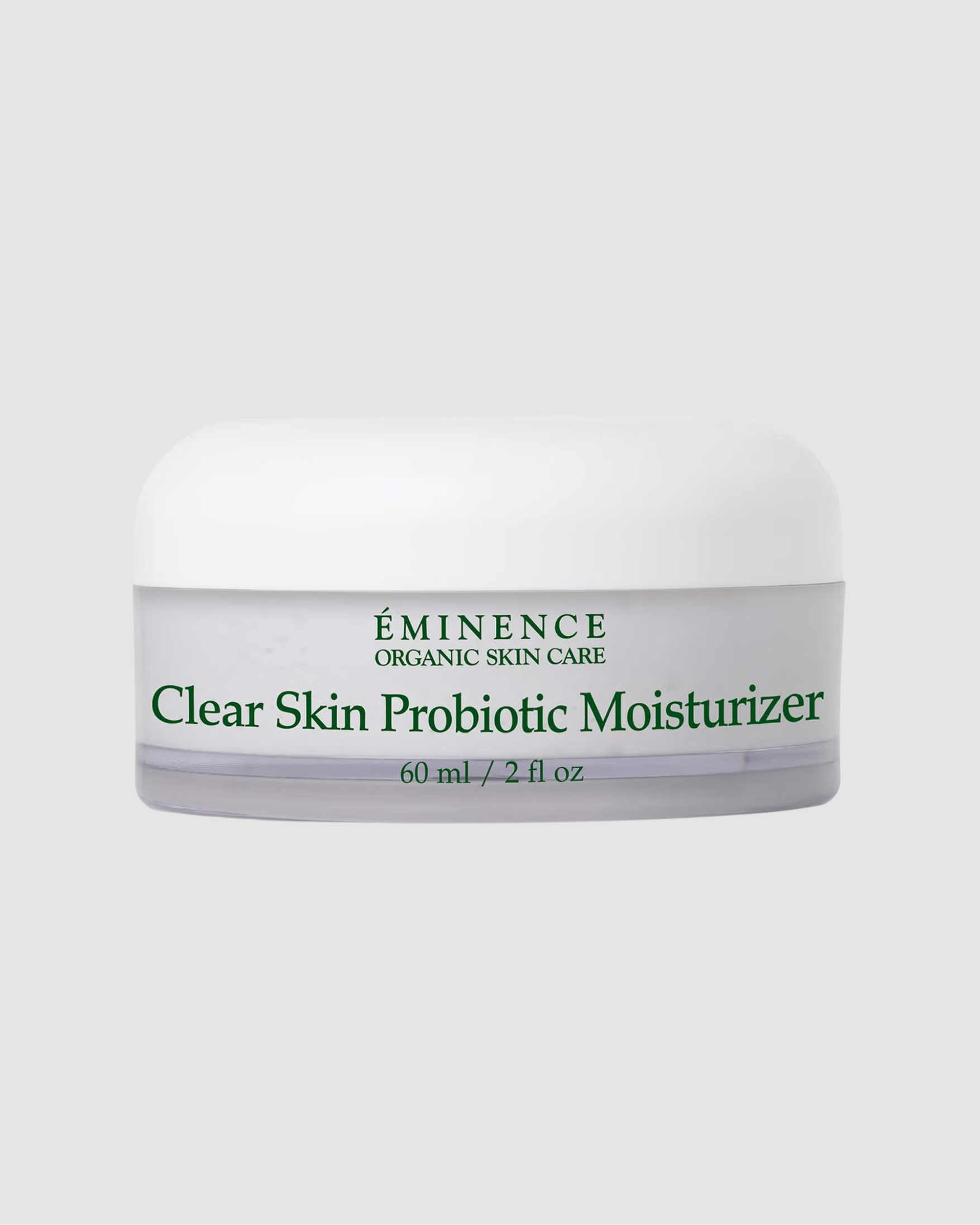Eminence Clear Skin Probiotic Moisturizer jar on a white background