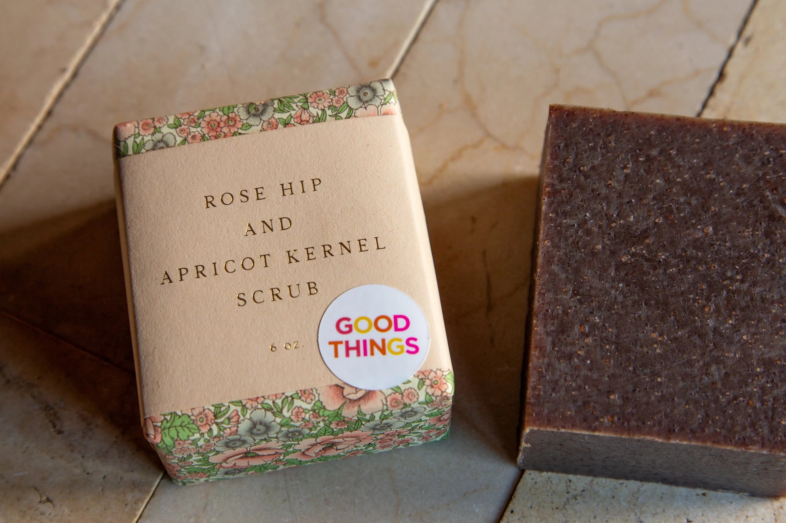 SAIPUA | Rose Hip & Apricot Kernel Scrub Bar Soap