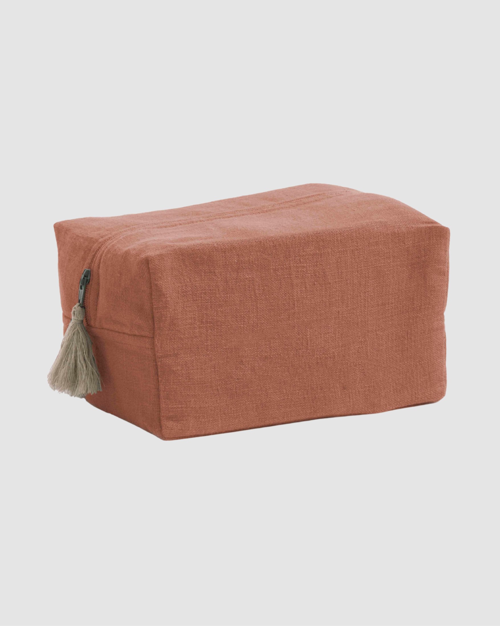 Linen Toiletry Bag | Cinnamon