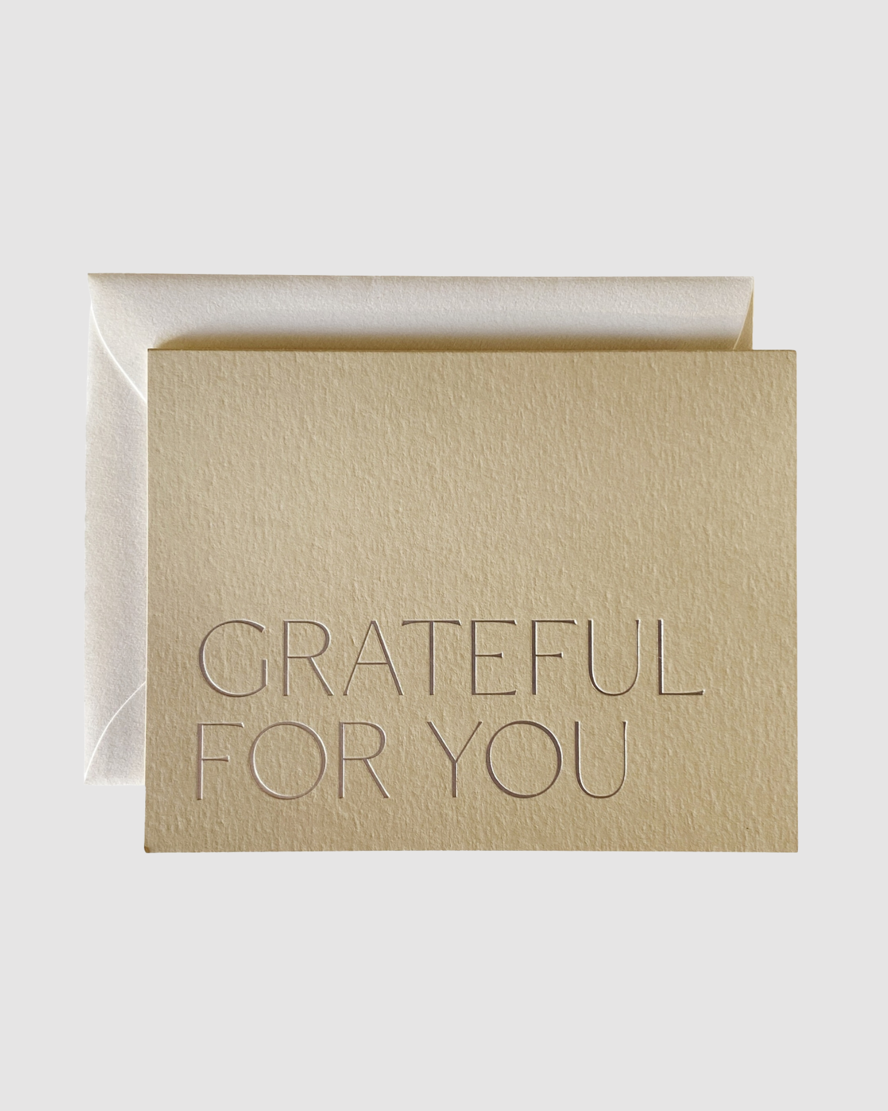 Jaymes Paper | Grateful For You Card