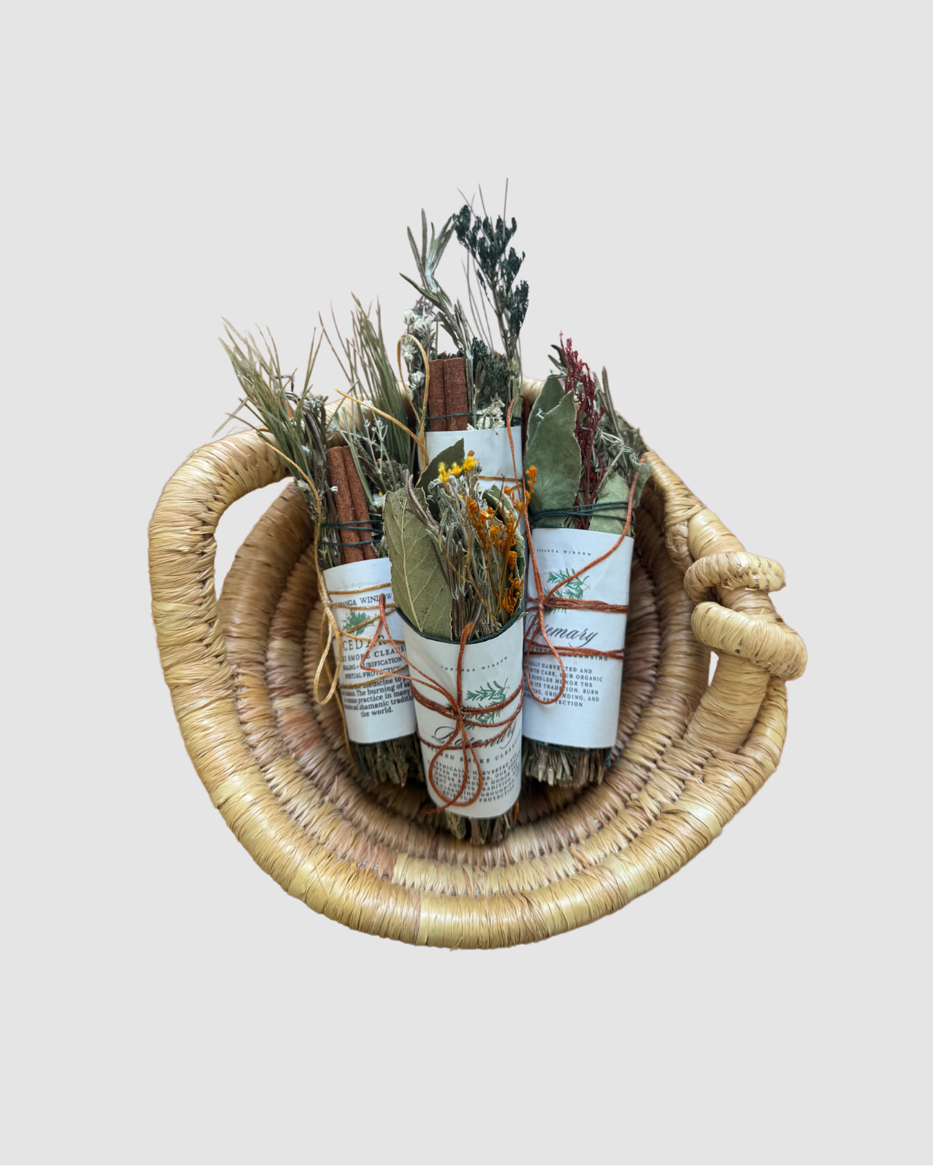 Topanga Window | Rosemary & Bay Leaves Smudge Bundle